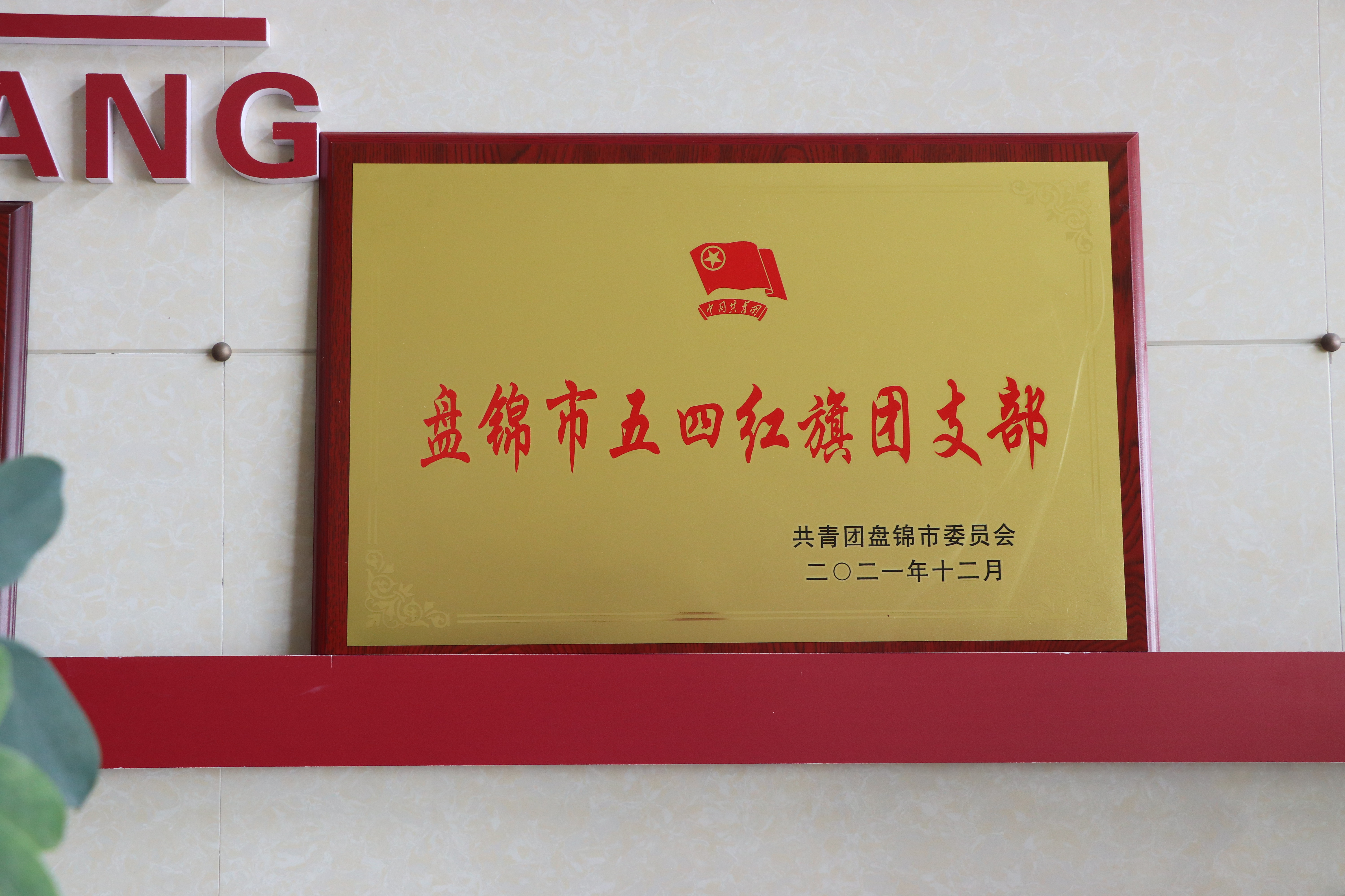 2021年12月獲評“盤錦市五四紅旗團支部”.JPG